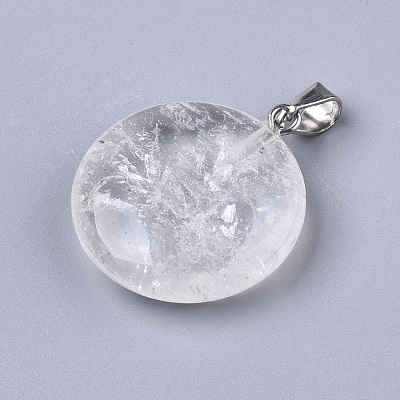 Synthetic Gemstone Pendants G-R470-014-1