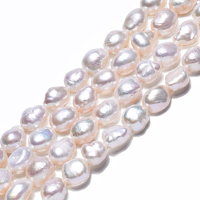 Natural Cultured Freshwater Pearl Beads Strands PEAR-N014-07F-1