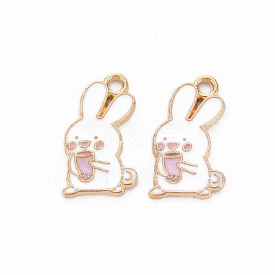 Alloy Enamel Pendants ENAM-N054-66E-NR-1