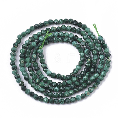 Natural Malachite Beads Strands X-G-S361-2mm-001-1