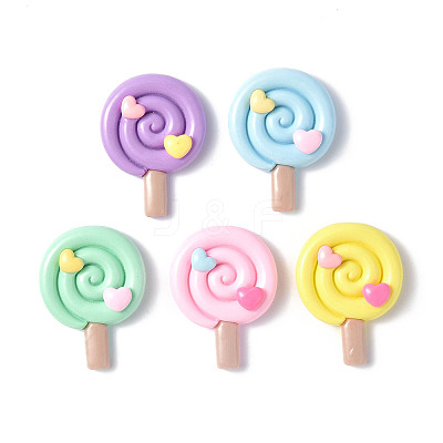 Opaque Resin Cabochons X-CRES-P023-03-1