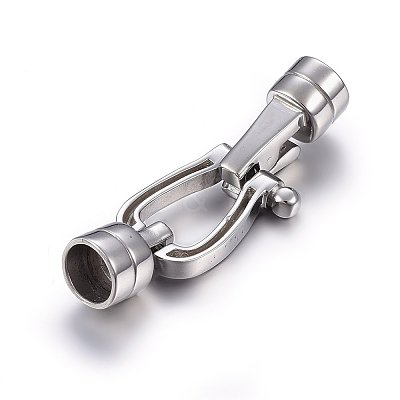Tarnish Resistant 304 Stainless Steel Clasps STAS-E440-84P-1