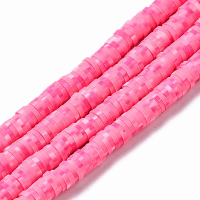 Handmade Polymer Clay Beads Strands CLAY-N008-010P-1