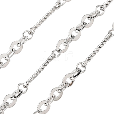304 Stainless Steel Oval Link Chains CHS-H117-13P-1