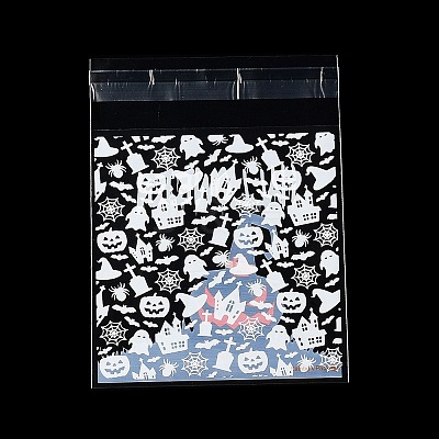 Halloween Theme Plastic Bakeware Bag OPP-Q004-01H-1