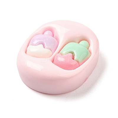 Opaque Resin Cabochons RESI-C036-03E-1