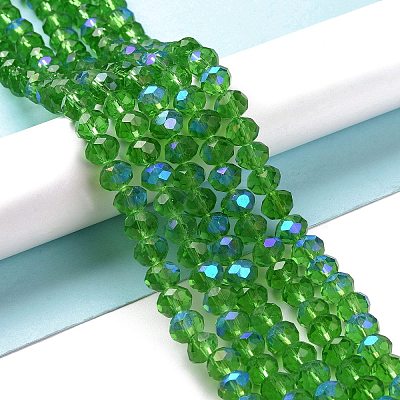 Electroplate Glass Beads Strands EGLA-A034-T3mm-L08-1