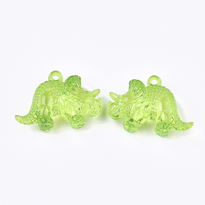 Transparent Acrylic Pendants TACR-S133-112-1