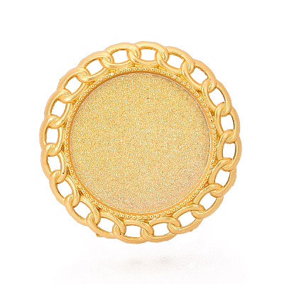 Adjustable Alloy & Iron Bezel Cup Ring Base with Rotatable Tray MAK-T012-14G-1