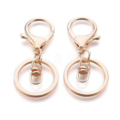 Alloy Keychain Clasp Findings IFIN-F151-02G-1