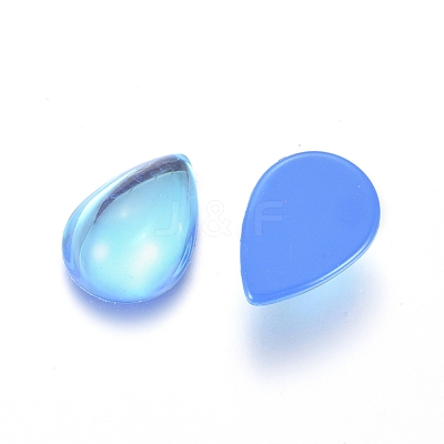 Transparent K9 Glass Cabochons X-GGLA-L029-05D-M02-1