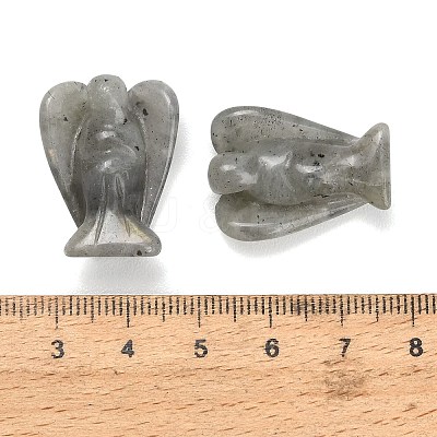 Natural Labradorite Gemstone Carved Angle Figurines GG-CBA8396-A10-1