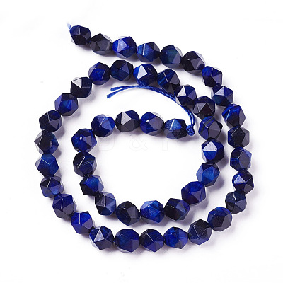 Natural Tiger Eye Beads Strands G-I217-B-01B-1