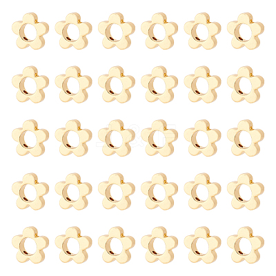 30Pcs Brass Bead Frames KK-DC0002-54-1