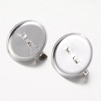 Iron Pin Backs Brooch Findings LS-E040Y-1