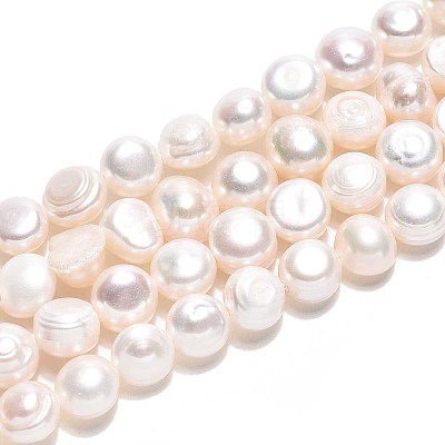 Natural Cultured Freshwater Pearl Beads Strands PEAR-N014-06D-01-1