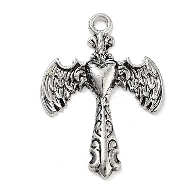 Tibetan Style Alloy Pendants FIND-U006-14AS-10-1