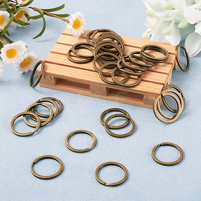 Alloy Split Key Rings PALLOY-TAC0001-01A-AB-1