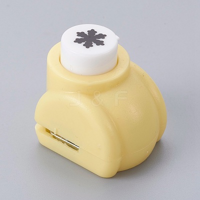 Random Single Color or Random Mixed Color Mini Plastic Craft Punch Sets for Scrapbooking & Paper Crafts AJEW-F003-11B-1