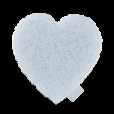 Tree of Life Pattern DIY Cup Mat Silicone Molds DIY-A046-06A-1