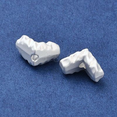 Matte Alloy Beads PALLOY-R145-03MS-1