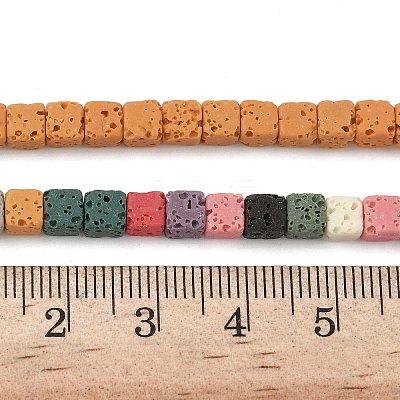 Handmade Porcelain Imitation Lava Rock Beads Strands PORC-P032-01A-M-1