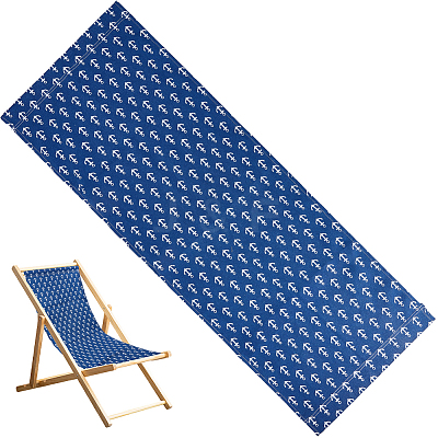 1Pc Anchor Pattern Chair Polycotton Cloth AJEW-GF0015-38F-1