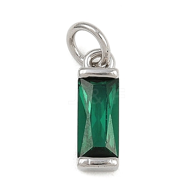 Brass with Cubic Zirconia Pendants KK-A269-68B-P-1