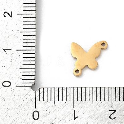 304 Stainless Steel Connector Charms STAS-P383-01A-G-1