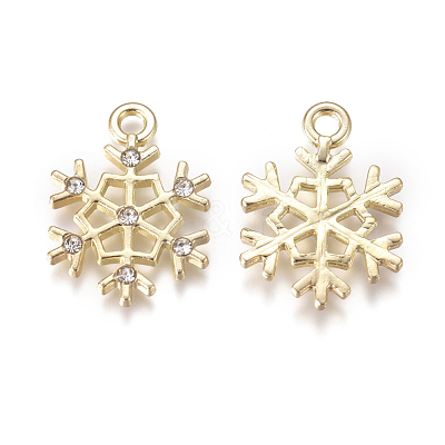 Golden Plated Alloy Pendants X-PALLOY-L228-012G-1