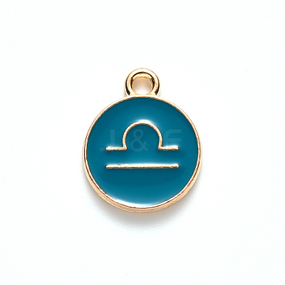 Alloy Enamel Pendants LS-X-ENAM-S124-01B-05K-1