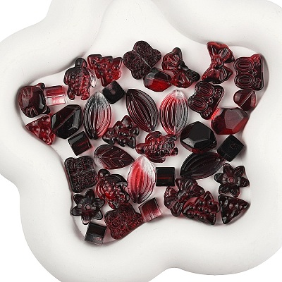 150Pcs Gradient Color Transparent Glass Beads GLAA-YW0004-91F-1