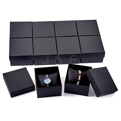 Rectangle Paper Jewelry Gift Boxes CON-TAC0010-91H-1