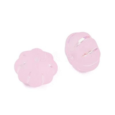 Frosted Transparent Acrylic Beads X1-OACR-P029-03B-05-1