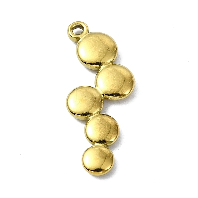 Ion Plating(IP) 304 Stainless Steel Pendants STAS-B058-28G-01-1