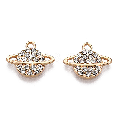 Alloy Rhinestone Pendants X-PALLOY-S133-002LG-1