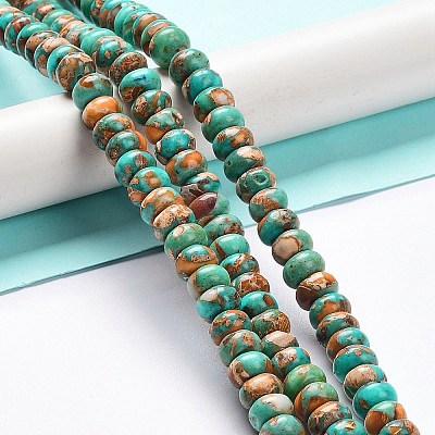 Synthetic Turquoise Beads Strands G-C034-02C-1