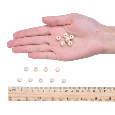Natural Wood Beads WOOD-Q017-8mm-06-LF-1
