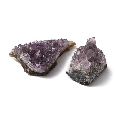 Natural Drusy Amethyst Display Decorations G-WH0021-31C-1