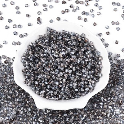 Picasso Baking Paint Glass Seed Beads SEED-N007-37A-1