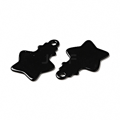 Spray Painted 201 Stainless Steel Pendants STAS-G304-02A-1