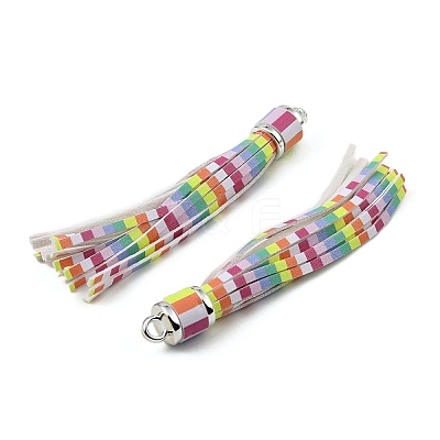 PU Leather Tassel Pendant Decorations FIND-K027-01P-01-1