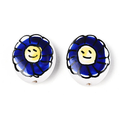 Handmade Porcelain Beads PORC-T134-14M-1