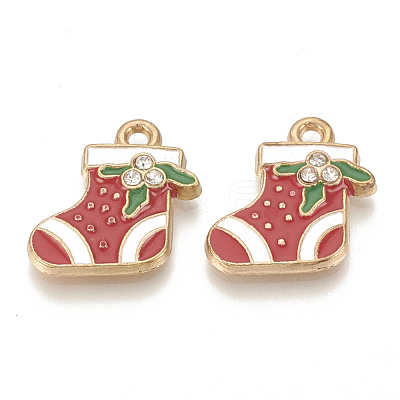 Alloy Enamel Pendants ENAM-S115-031-1