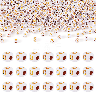 Opaque Acrylic Beads MACR-TAG0001-07Q-1