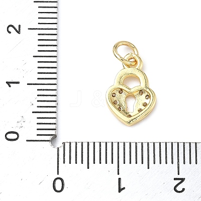 Brass Micro Pave Cubic Zirconia Pendants ZIRC-I356-38G-1