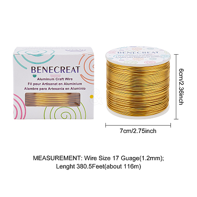 Matte Round Aluminum Wire AW-BC0003-30E-1.2mm-1