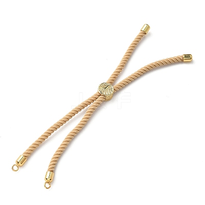 Cotton Cord Bracelet Making KK-F758-03W-G-1