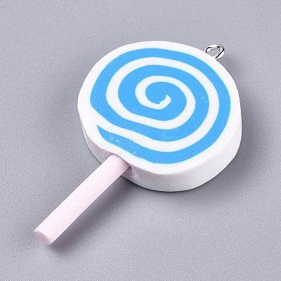 Handmade Polymer Clay Pendants CLAY-L002-A03-1