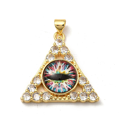 Real 18K Gold Plated Brass Pendants KK-L209-007G-06-1